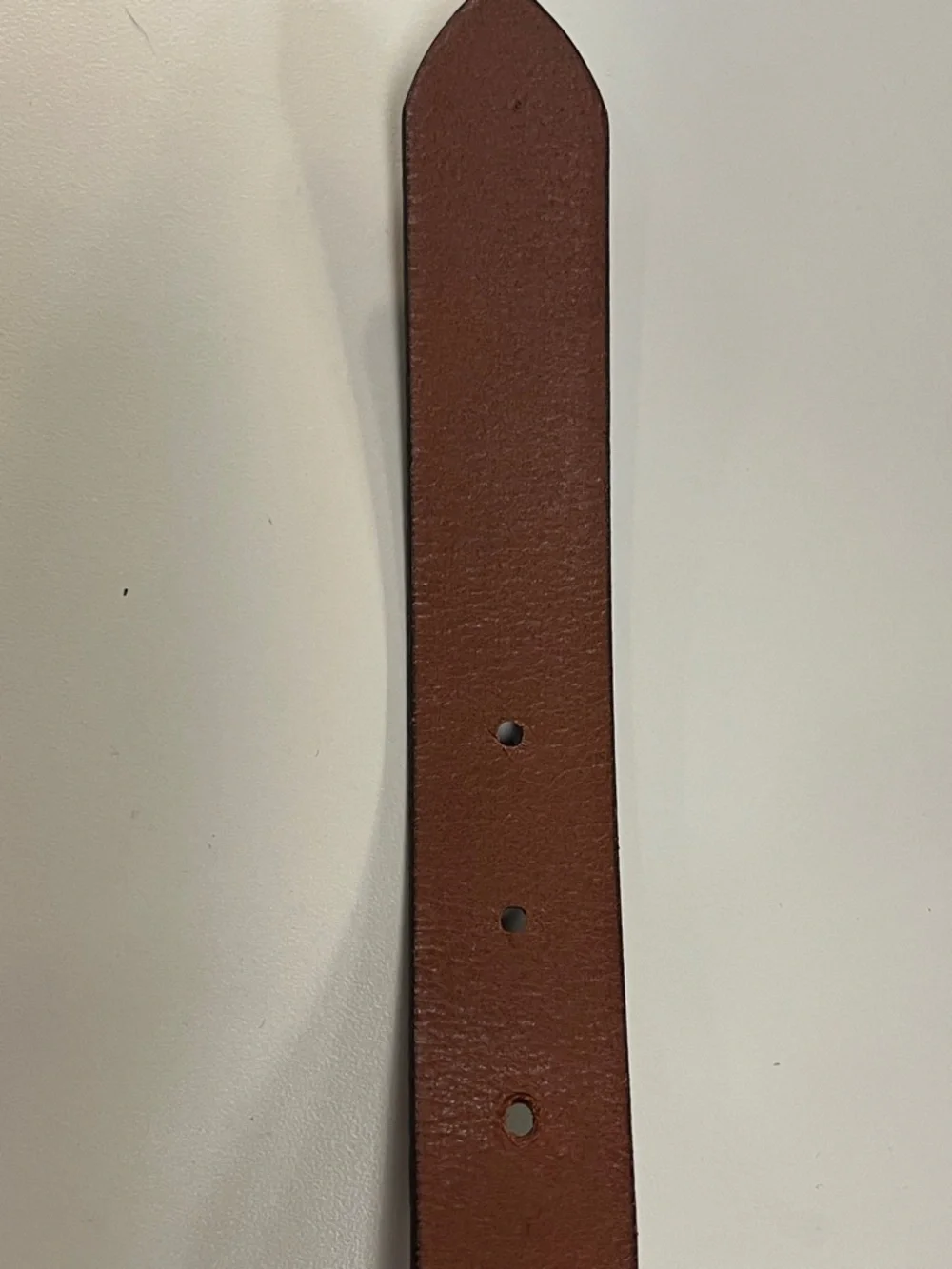 J. Crew Brown Leather Belt with Brass Buckle size small - Picture 8 of 11